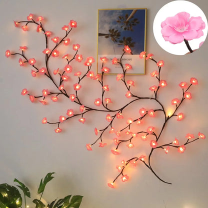 Cherry Blossom USB Branch Wall Lights