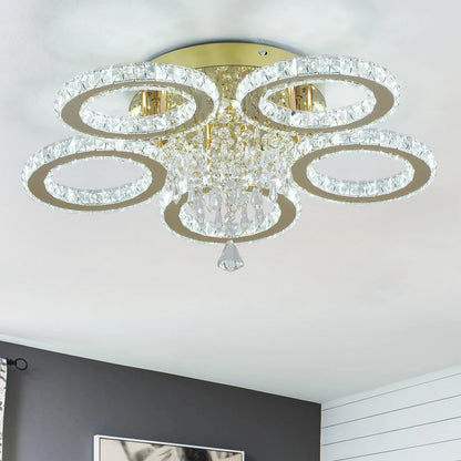 Modern Crystal Ceiling Chandelier Pendant Light