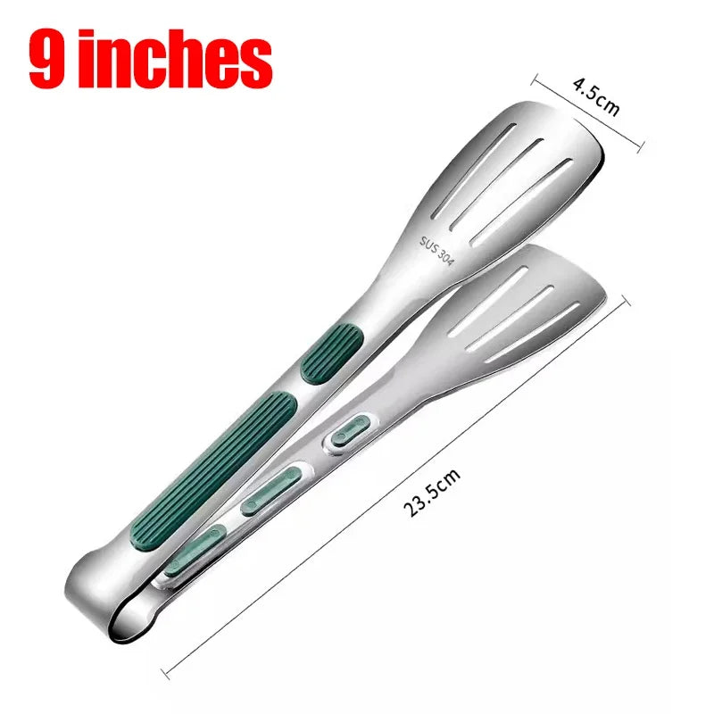 Food Tongs BBQ Meat Salad Bread Clip Barbecue Grill