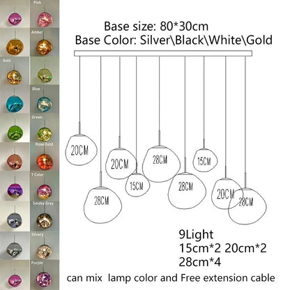 Modern Lava LED Pendant Lamp