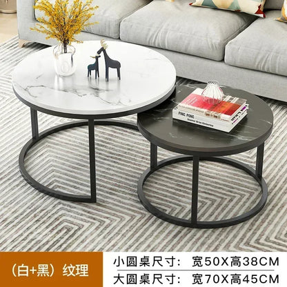Marble Texture Tea Table Set