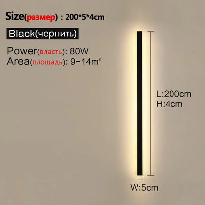 Waterproof Nordic LED Outdoor Wall Light – IP65