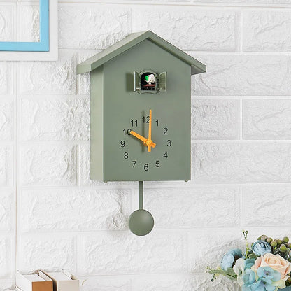 Bird Quartz Hanging Wall Clock