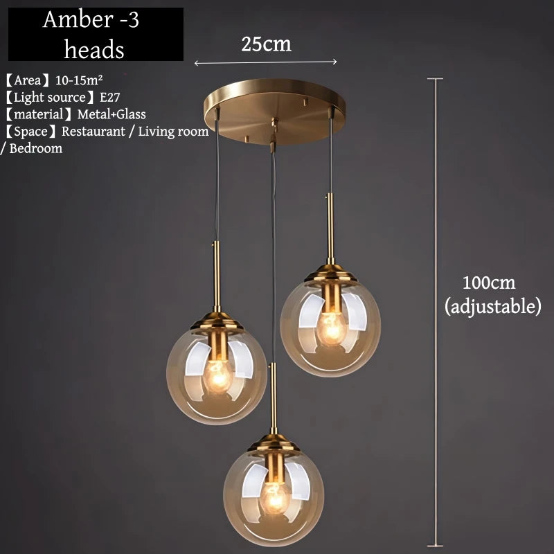 Luxury Glass Pendant Light for Home