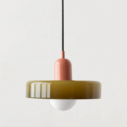 Modern Bauhaus Glass Pendant Light