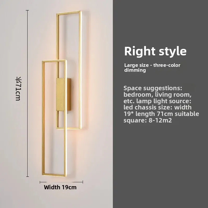 Nordic Long Strip LED Wall Lamp