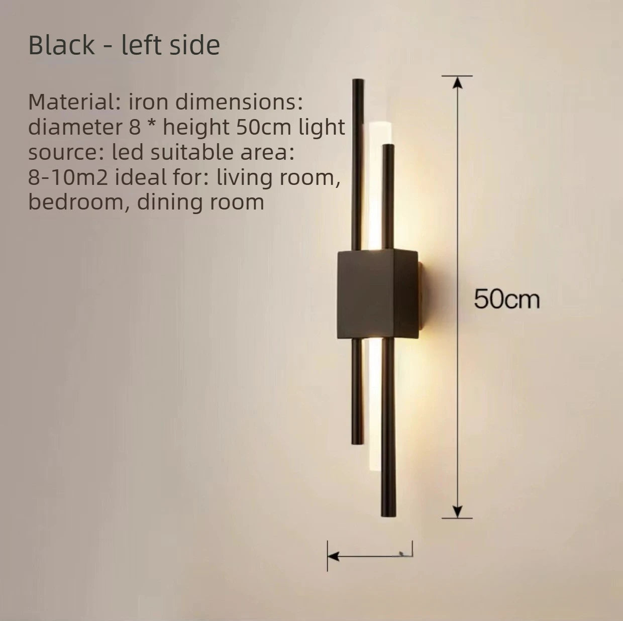 Nordic Modern LED Wall Sconce – Hardwired