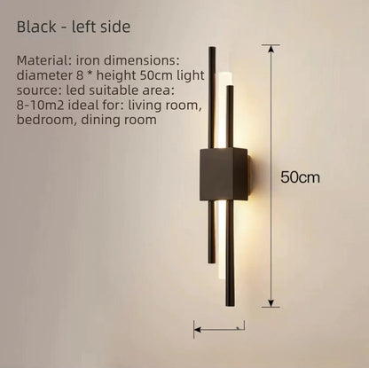 Nordic Modern LED Wall Sconce – Hardwired