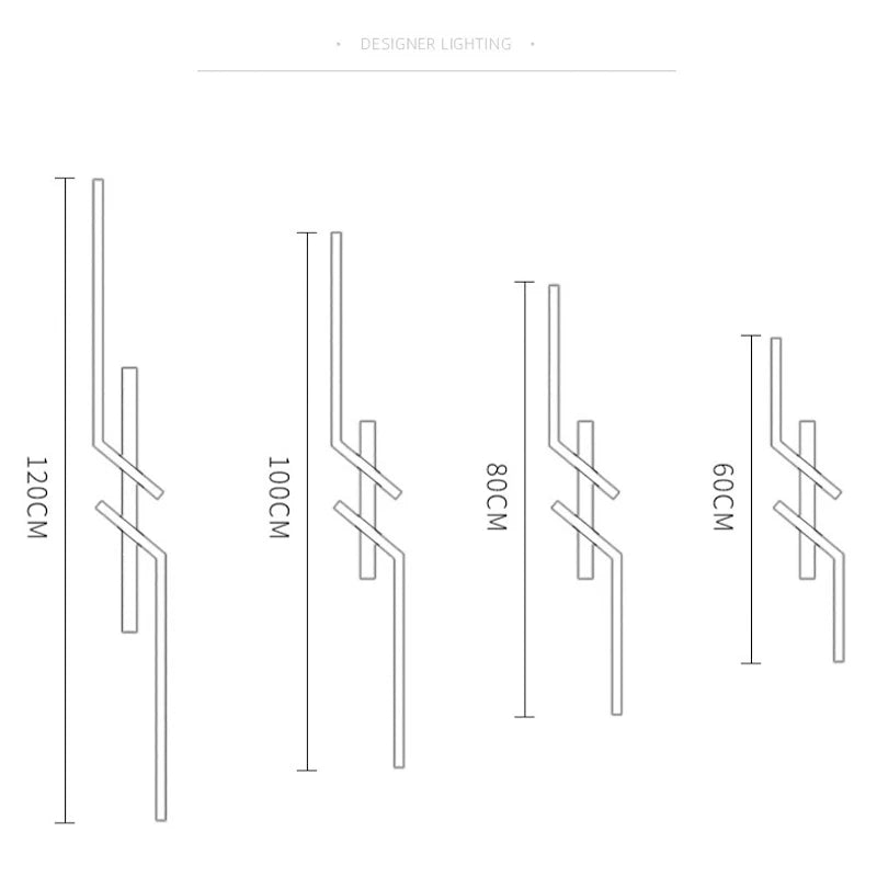 Modern LED Line Ceiling Lamp modern