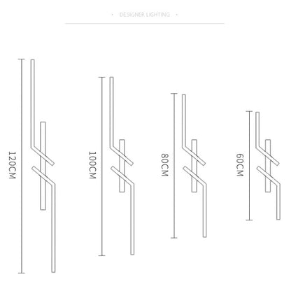 Modern LED Line Ceiling Lamp modern