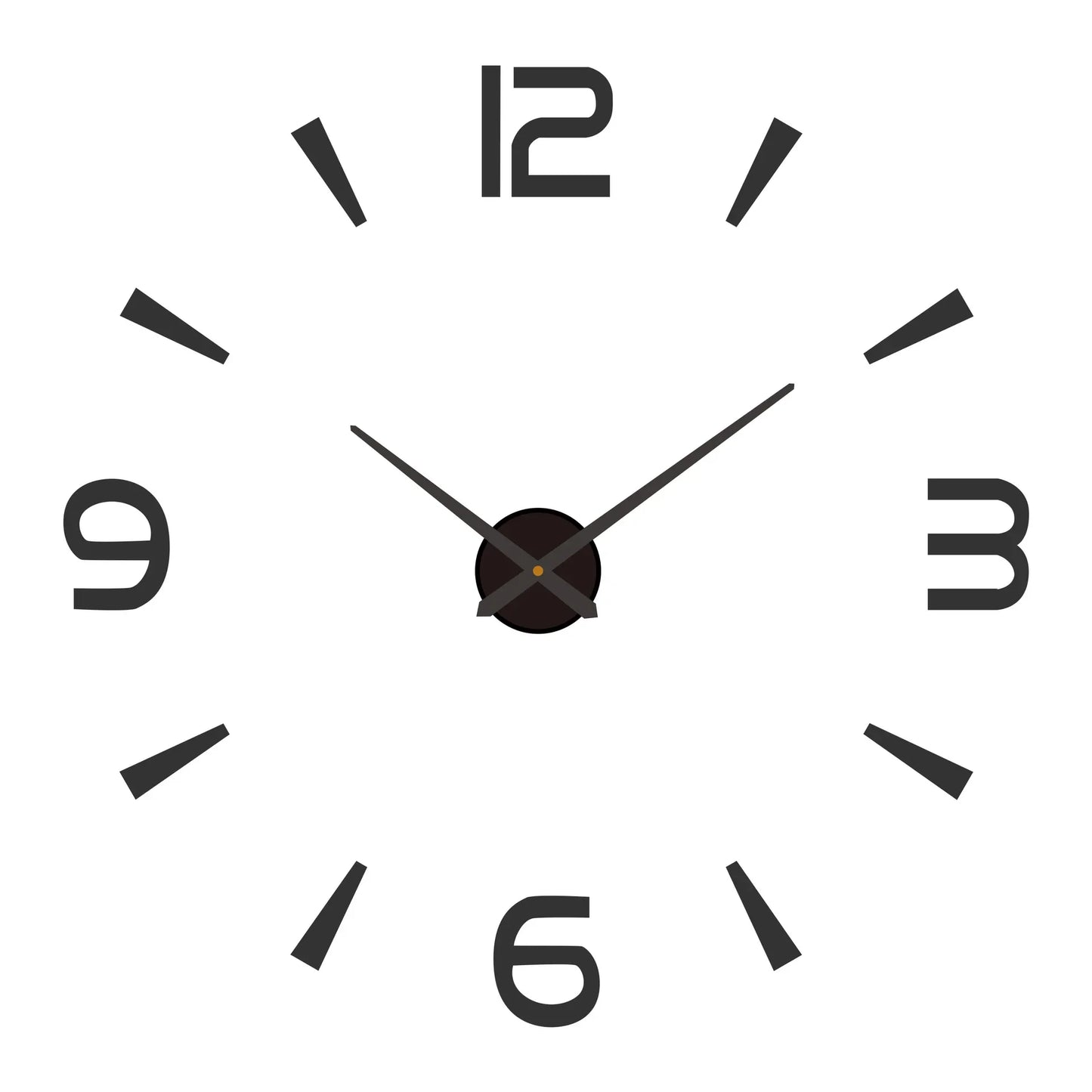 Modern 3D DIY Wall Clock