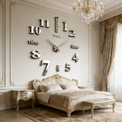 Modern 3D DIY Wall Clock