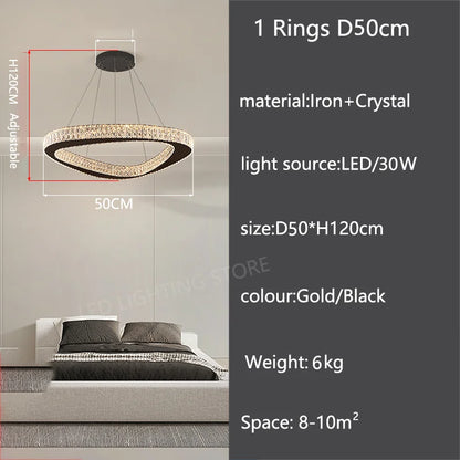 Modern Luxury Pendant Chandelier for Living Room