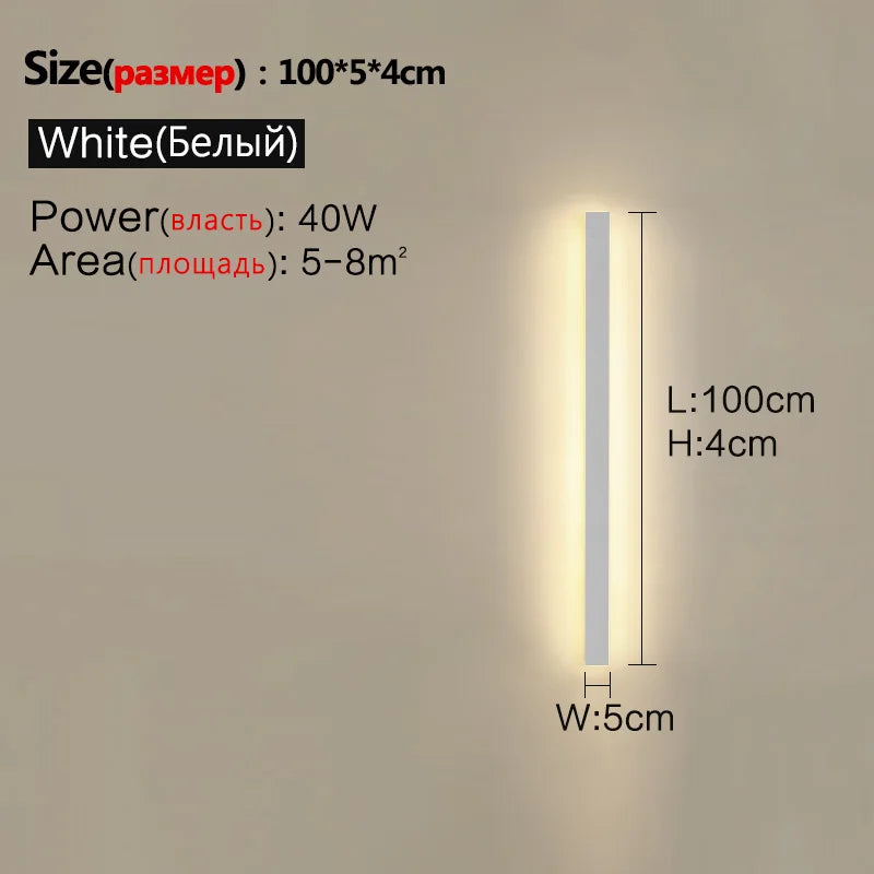 Waterproof Nordic LED Outdoor Wall Light – IP65