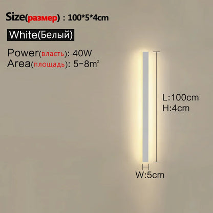 Waterproof Nordic LED Outdoor Wall Light – IP65