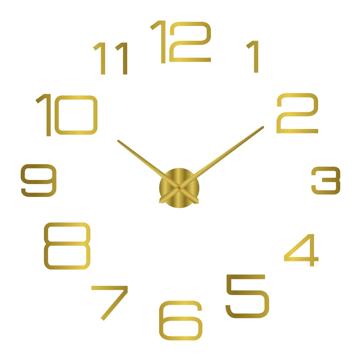 Modern 3D DIY Wall Clock