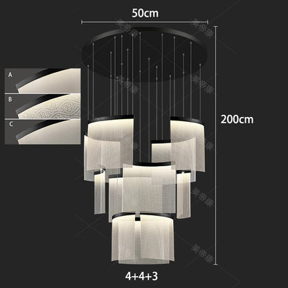 modern home staircase chandelier,