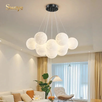 Cream Ball LED Pendant Light