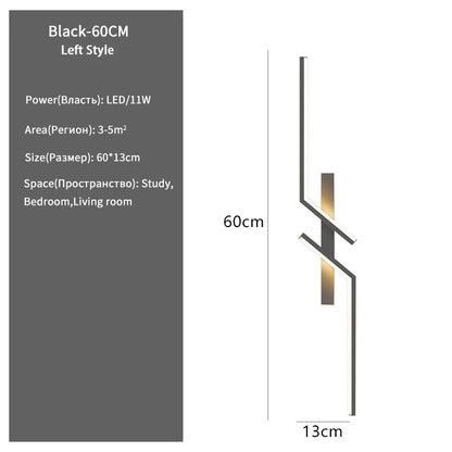 Modern LED Strip Wall Sconce Light