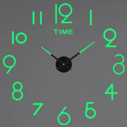 3D DIY Luminous Wall Clock
