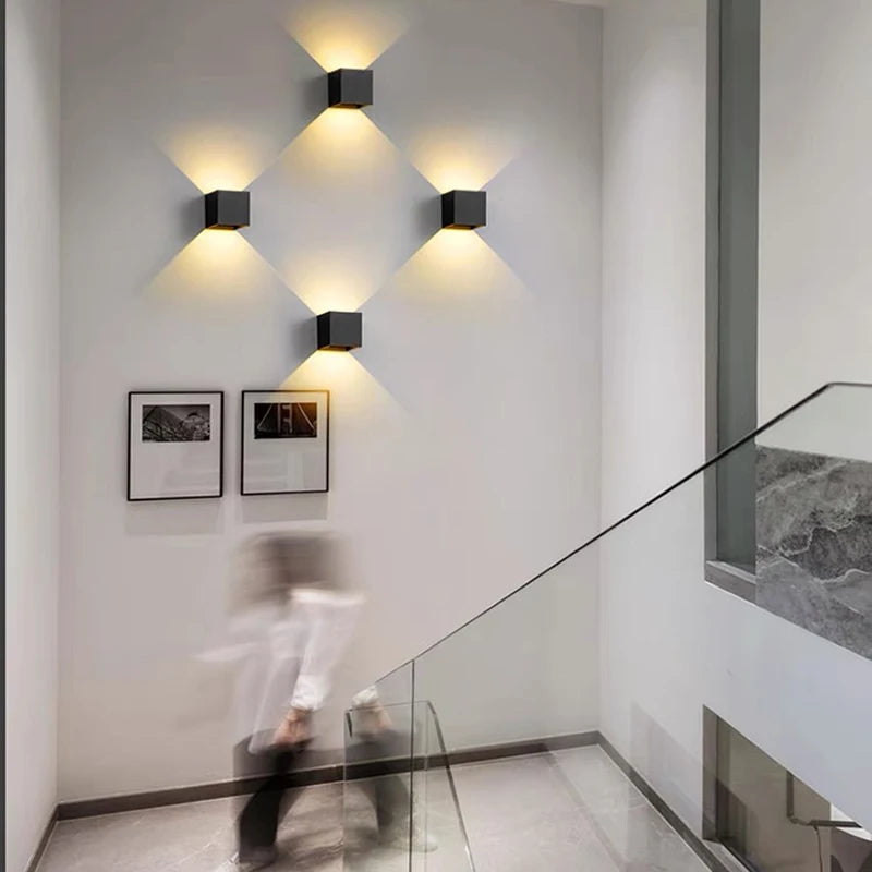 IP65 LED waterproof wall lamp 6W 12W indoor and outdoor