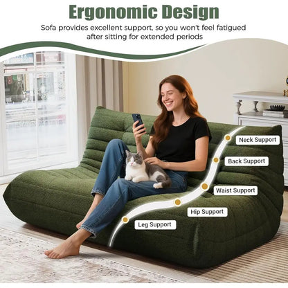 Oversized Memory Foam Bean Bag Chair – Green