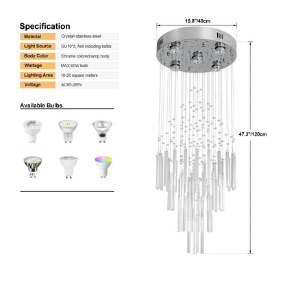 Luxury Crystal LED Pendant Light