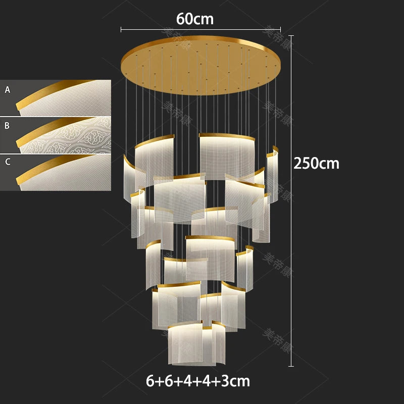 modern home staircase chandelier,