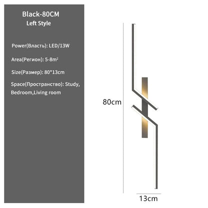 Modern LED Strip Wall Sconce Light