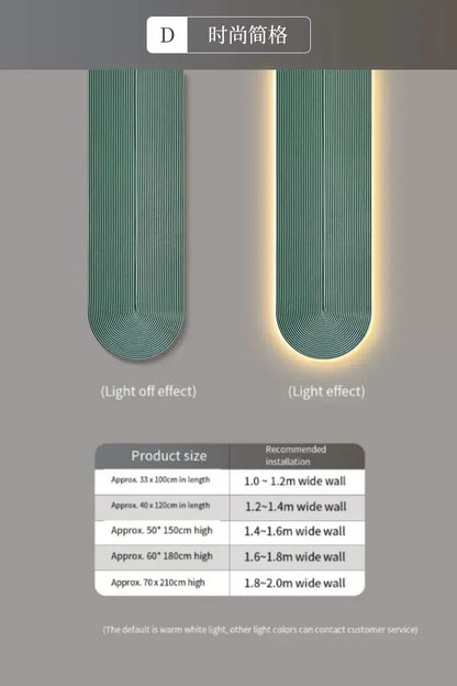 Modern LED Line Wall Light