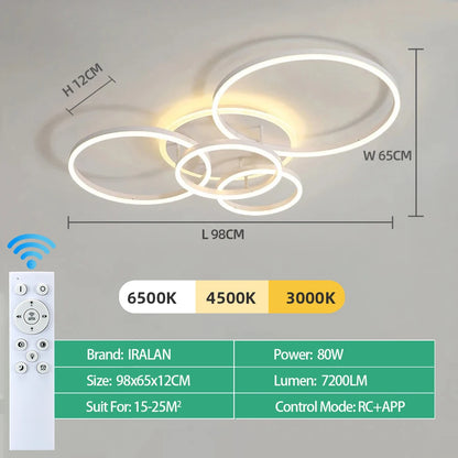 Modern Indoor LED Ceiling Chandelier