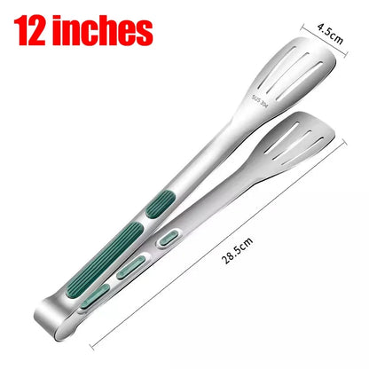 Food Tongs BBQ Meat Salad Bread Clip Barbecue Grill