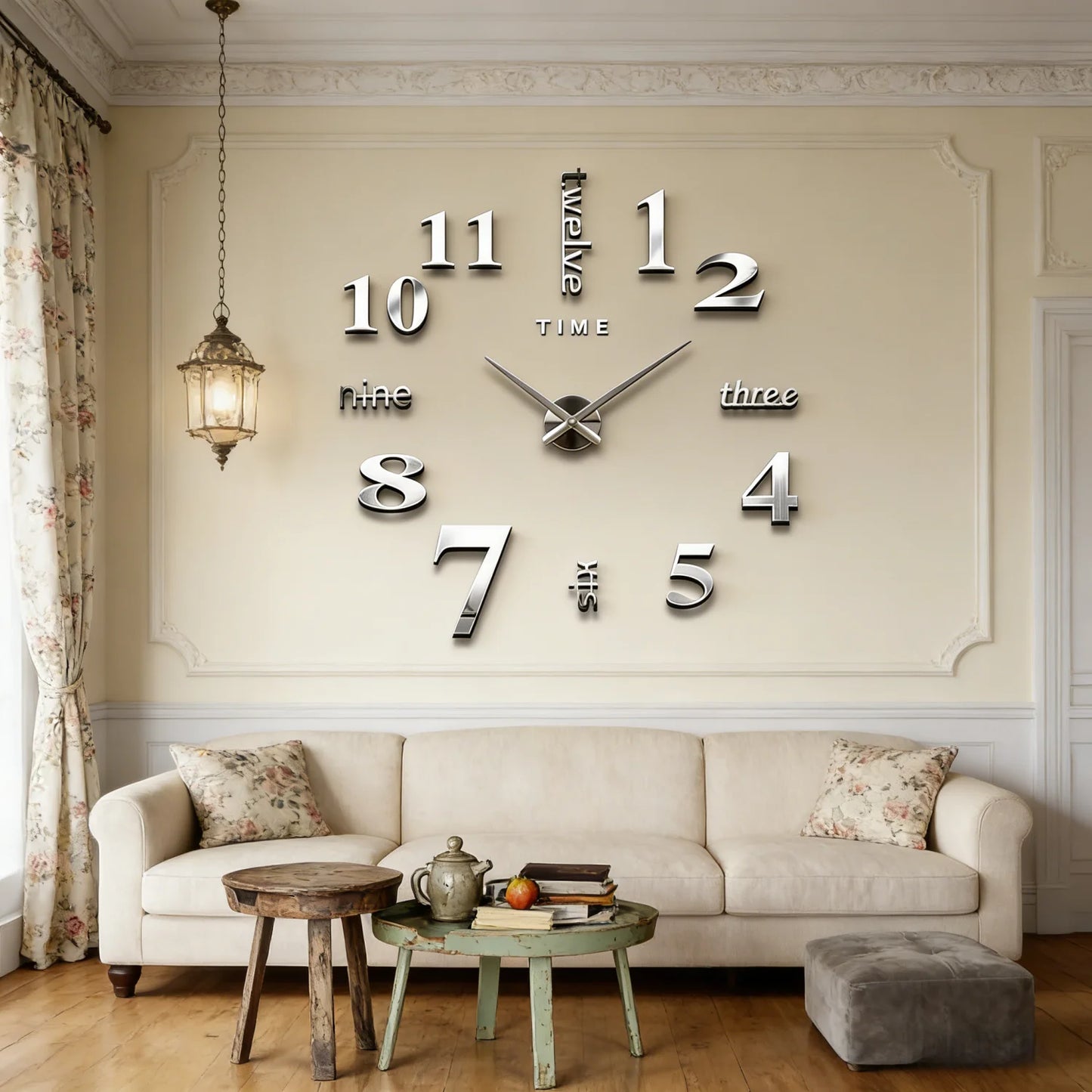 Modern 3D DIY Wall Clock