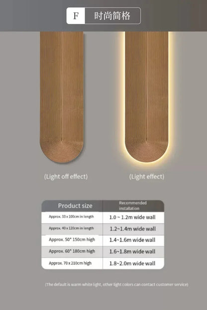 Modern LED Line Wall Light