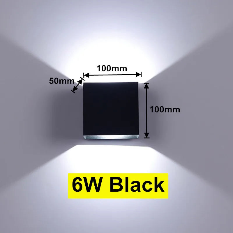 Aluminum Cube LED Wall Sconce – Indoor Light