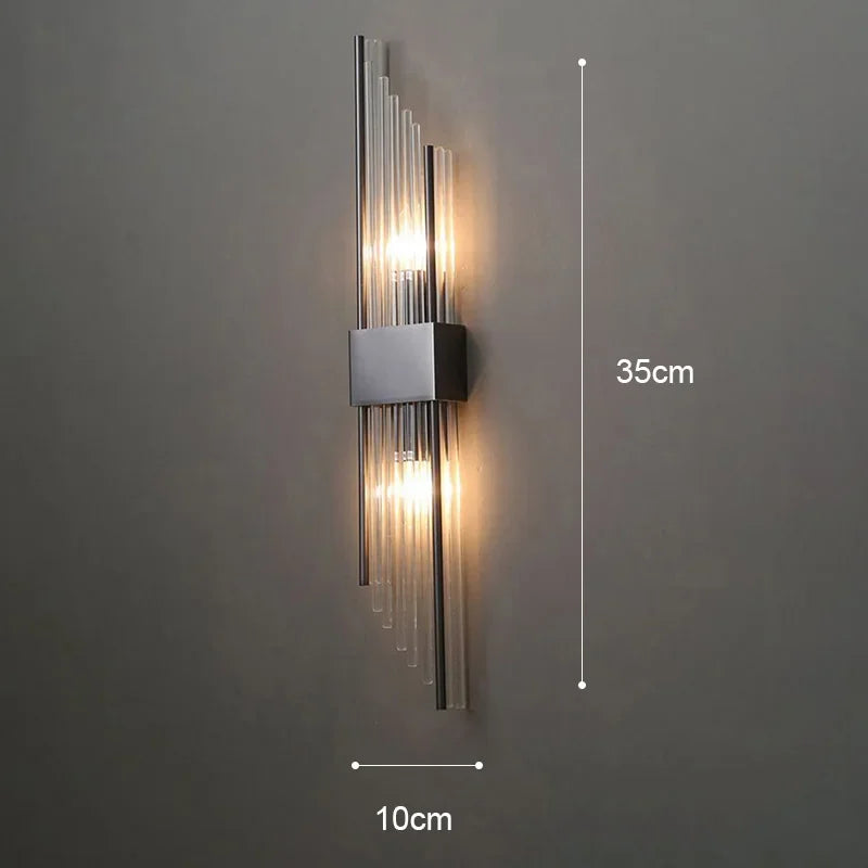 Luxury Gold LED Wall Sconce Lamp
