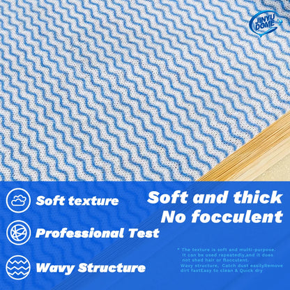 Nonwoven Disposable Kitchen Cleaning Cloths (50PCS)