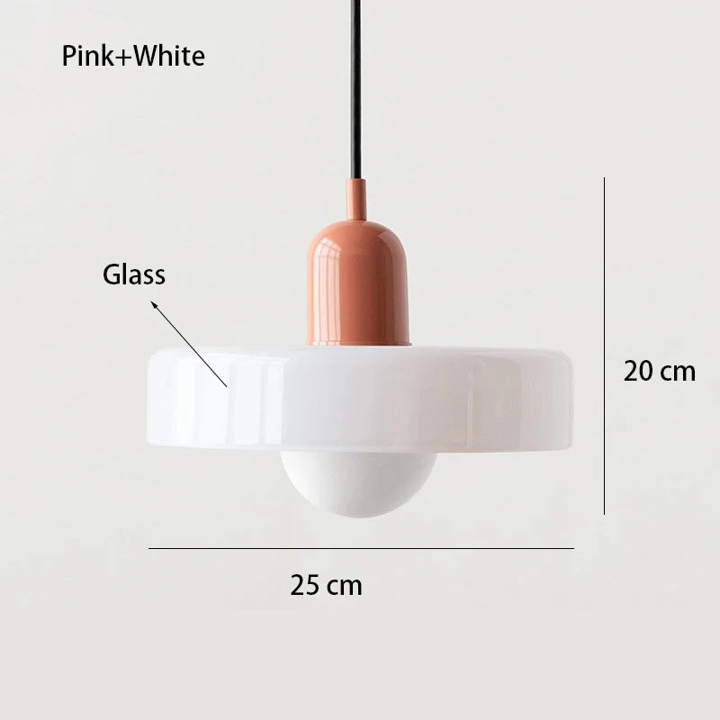 Modern Bauhaus Glass Pendant Light