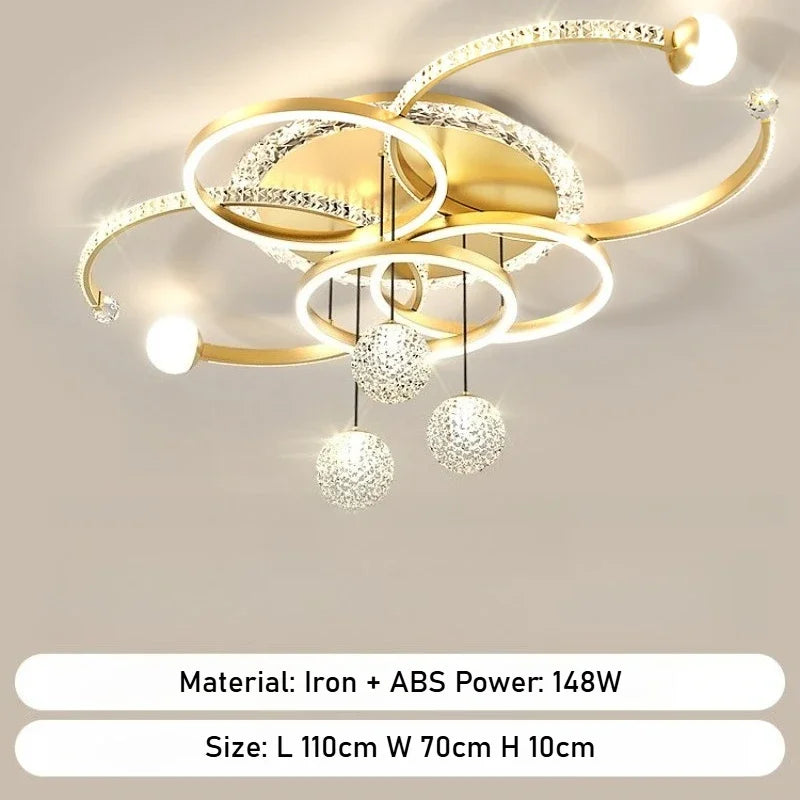 Modern LED Luxury Ceiling Chandelier for Living Room & Villa