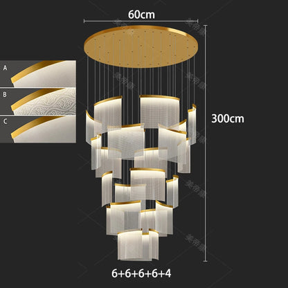 modern home staircase chandelier,