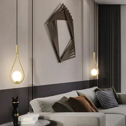 Black Copper Hanging Ceiling Light