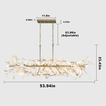 Modern Luxury Art Chandelier Gold Kitchen