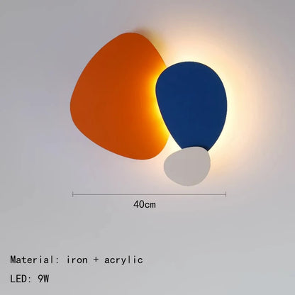 Creative Macaron LED Wall Lamp – Modern Decor Light