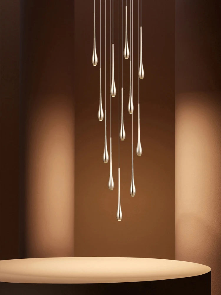 Nordic LED Staircase Pendant Chandelier