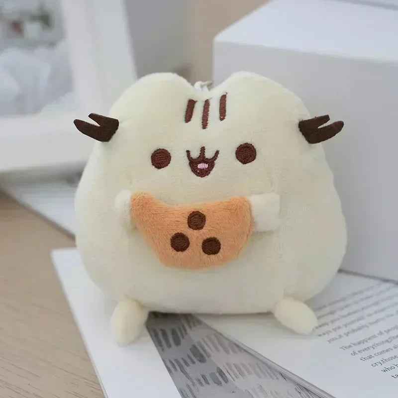 Pusheen Kawaii Plush Toy Donut Unicorn Room Decoration Anime Potato Chip Ice Cream Pizza Cake Cat Stuffed Animal Dolls Gift