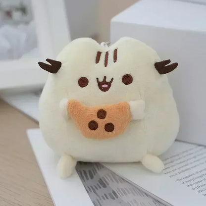 Pusheen Kawaii Plush Toy Donut Unicorn Room Decoration Anime Potato Chip Ice Cream Pizza Cake Cat Stuffed Animal Dolls Gift
