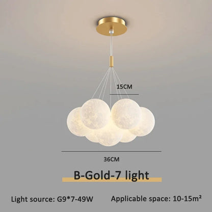 Cream Ball LED Pendant Light