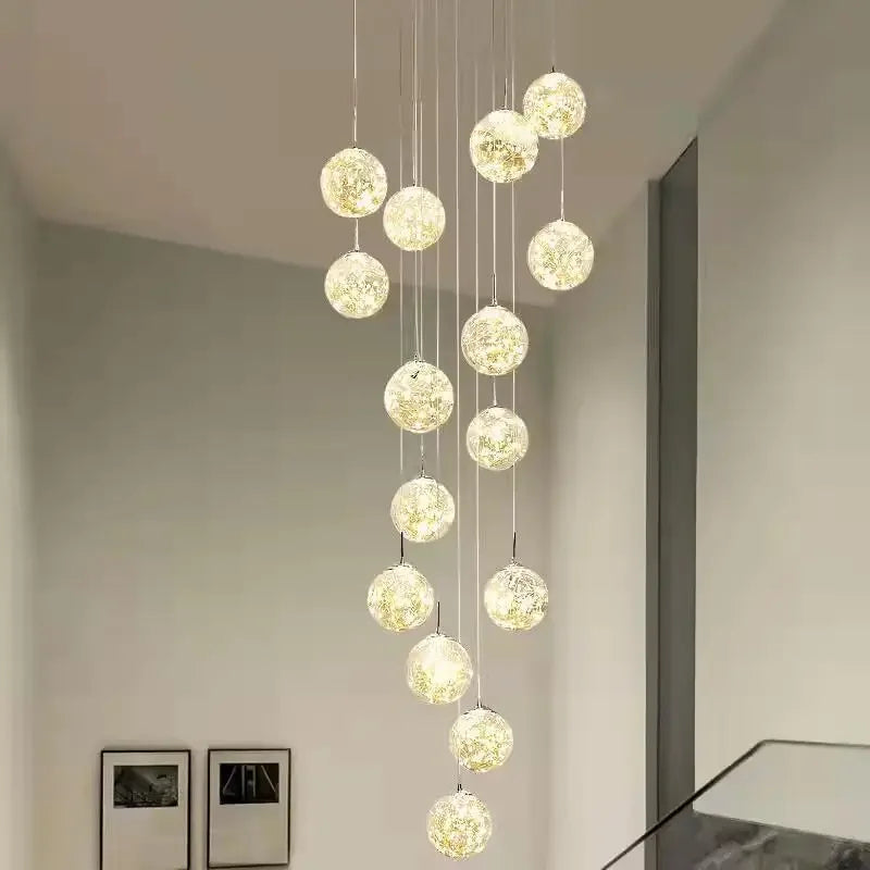 Nordic Glass Ball LED Pendant Light