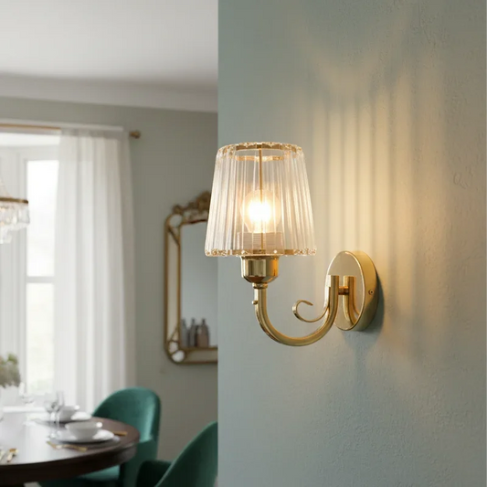 Nordic Glass Wall Lamp - Minimalist Japanese Retro Wall Sconce