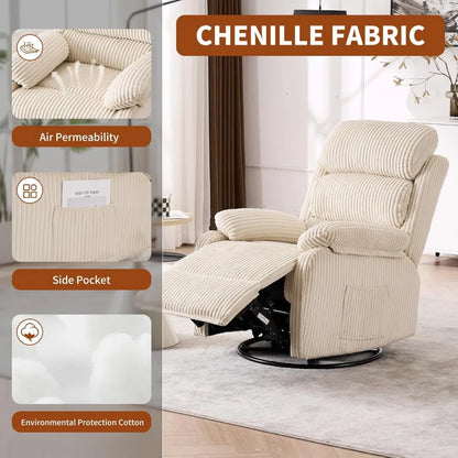 360° Swivel Rocker Reclining Chair